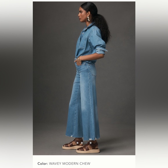 FRAME Le Palazzo High Rise Crop - Picture 2 of 9